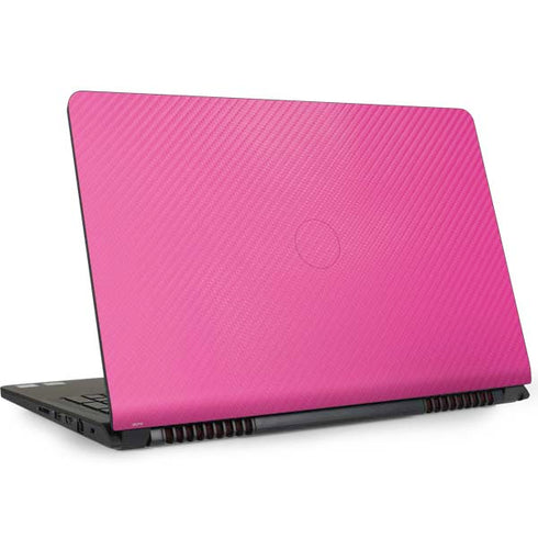 Pink Carbon Fiber Specialty Texture Material Dell Inspiron Skin